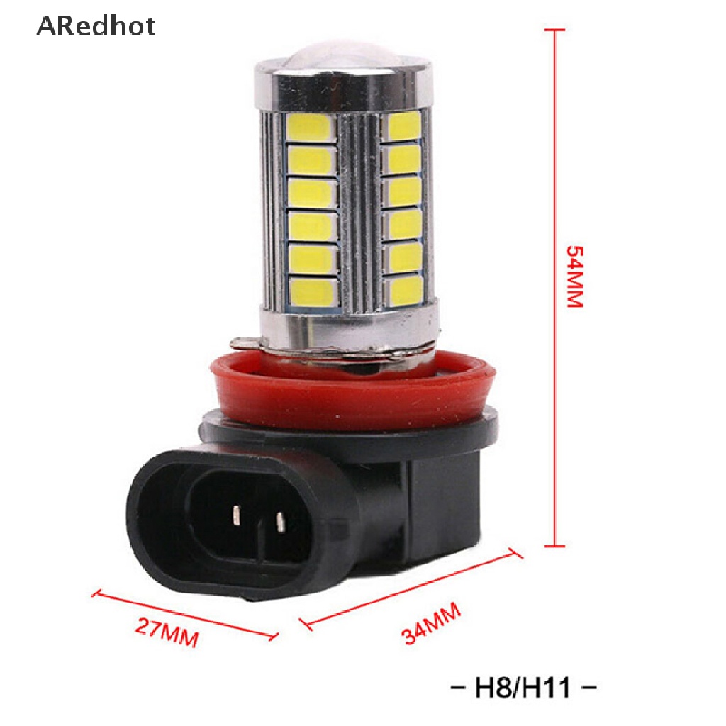 1 Đèn Pha Siêu Sáng H8 / H11 33-LED Chất Lượng Cao
