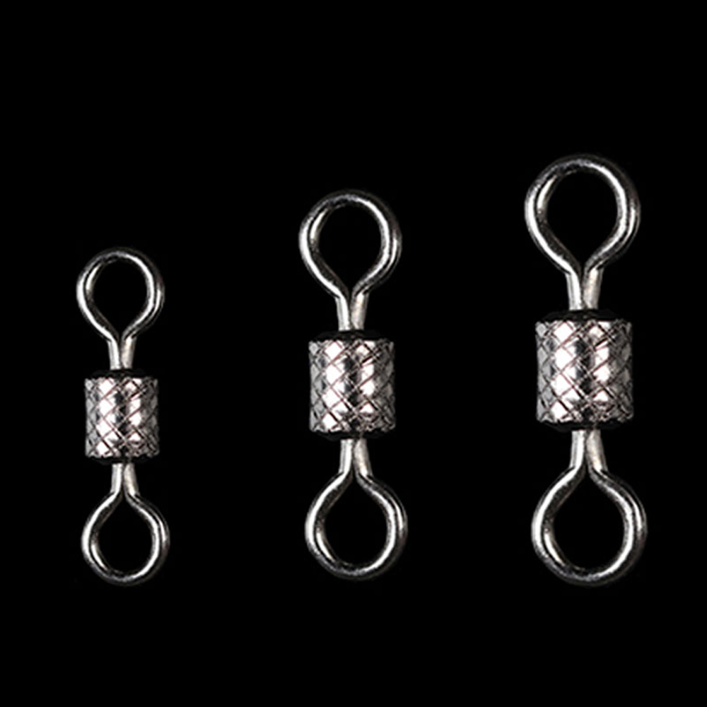 2 Đầu Nối Cần Câu Cá Dạng Xoay Bằng Thép Không Gỉ Bền Chắc Chắc Chắn Mới# 4# 6# 8# 10# 12# Vòng Bi Chất Lượng Cao Chuyên Dụng