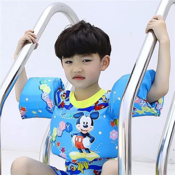 Phao tập bơi liền thân cho bé 10-30kg - phao tay đỡ ngực cho bé Timokids