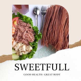 Bún gạo lứt đỏ mới loại đặc biệt ngon eatclean ăn kiêng giảm cân Sweetfull