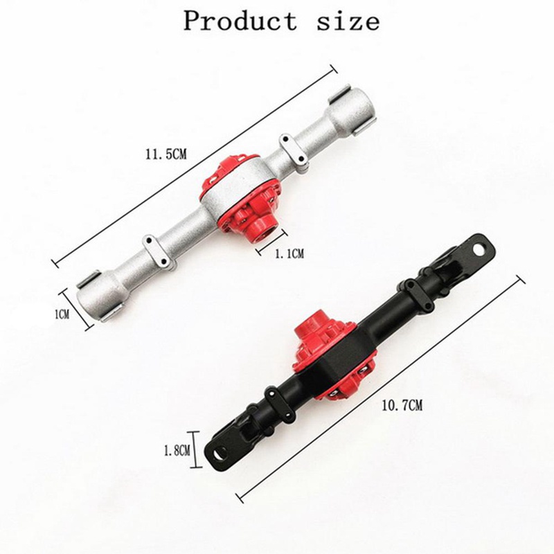 Trục kim loại trước và sau cho xe hơi điều khiển từ xa MN D90 D91 MN99 MN99S 1/12