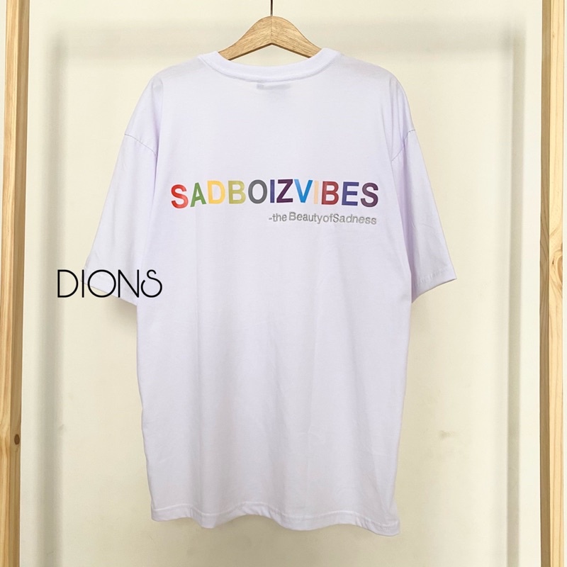 Áo Thun SADBOIZVIBES TEE 7 Màu Ful Tag Logo Thêu