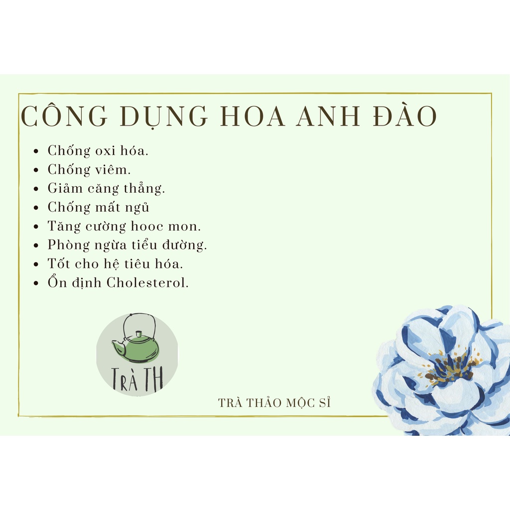 ( ảnh thật + video ) hoa anh đào khô 500gram / 1 kí