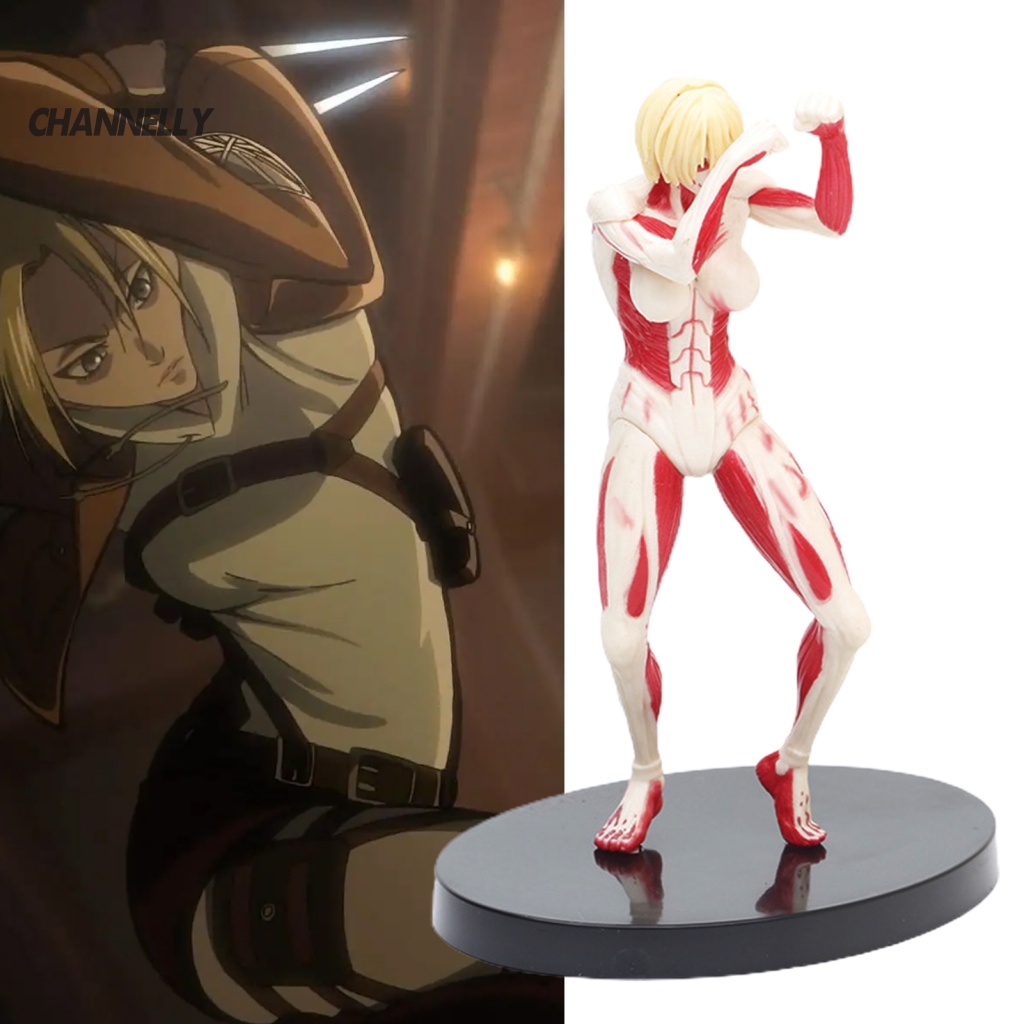 Channelly Mô Hình Nhân Vật Annie Leonhart Attack On Titan Tactics Khổng Lồ Trang Trí Bàn Làm Việc