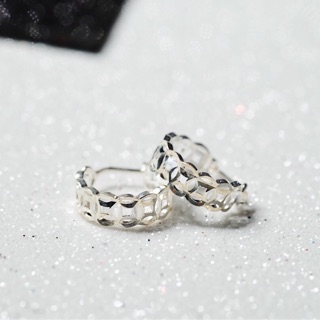 Bông Tai Kim Tiền Bạc 925