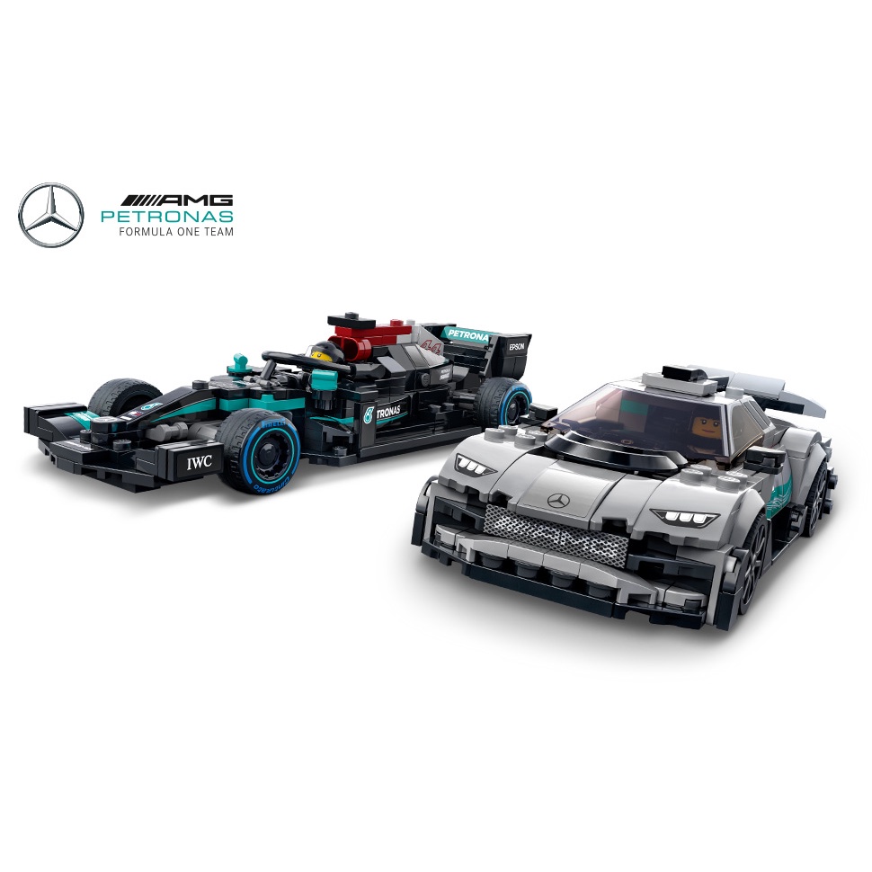 Lego 76909 Speed Champions Mercedes-AMG F1 W12 E Performance & Mercedes-AMG Project One
