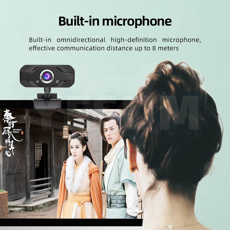 Webcam HD 1080P 4K tiện lợi dành cho máy tính | BigBuy360 - bigbuy360.vn