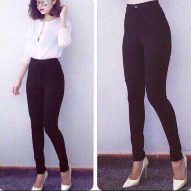 Quần Tregging cạp cao khuy khóa loại cao cấp chất umi ( Ảnh thật) | BigBuy360 - bigbuy360.vn