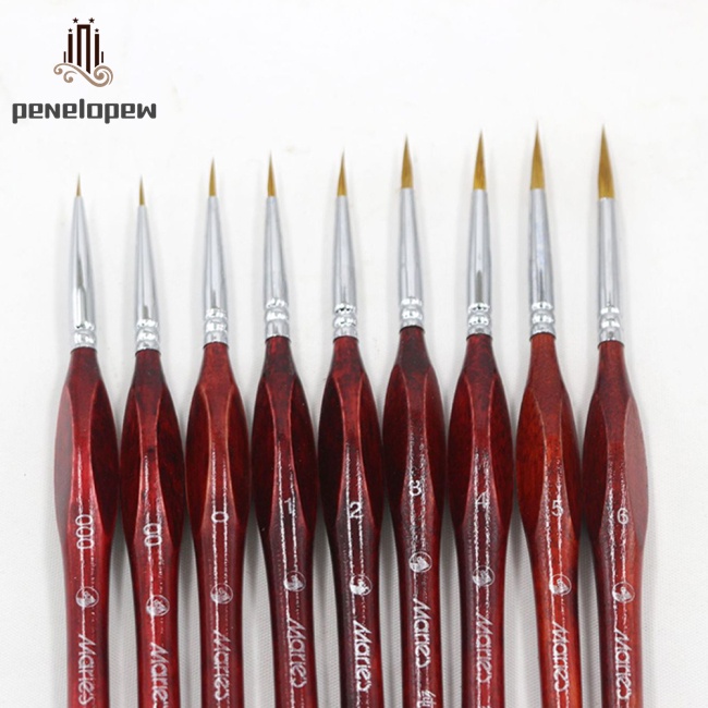 pw Professional Sable Hair Ink Brush Paint Art Brushes for Drawing Gouache Oil Painting Brush Art Supplies