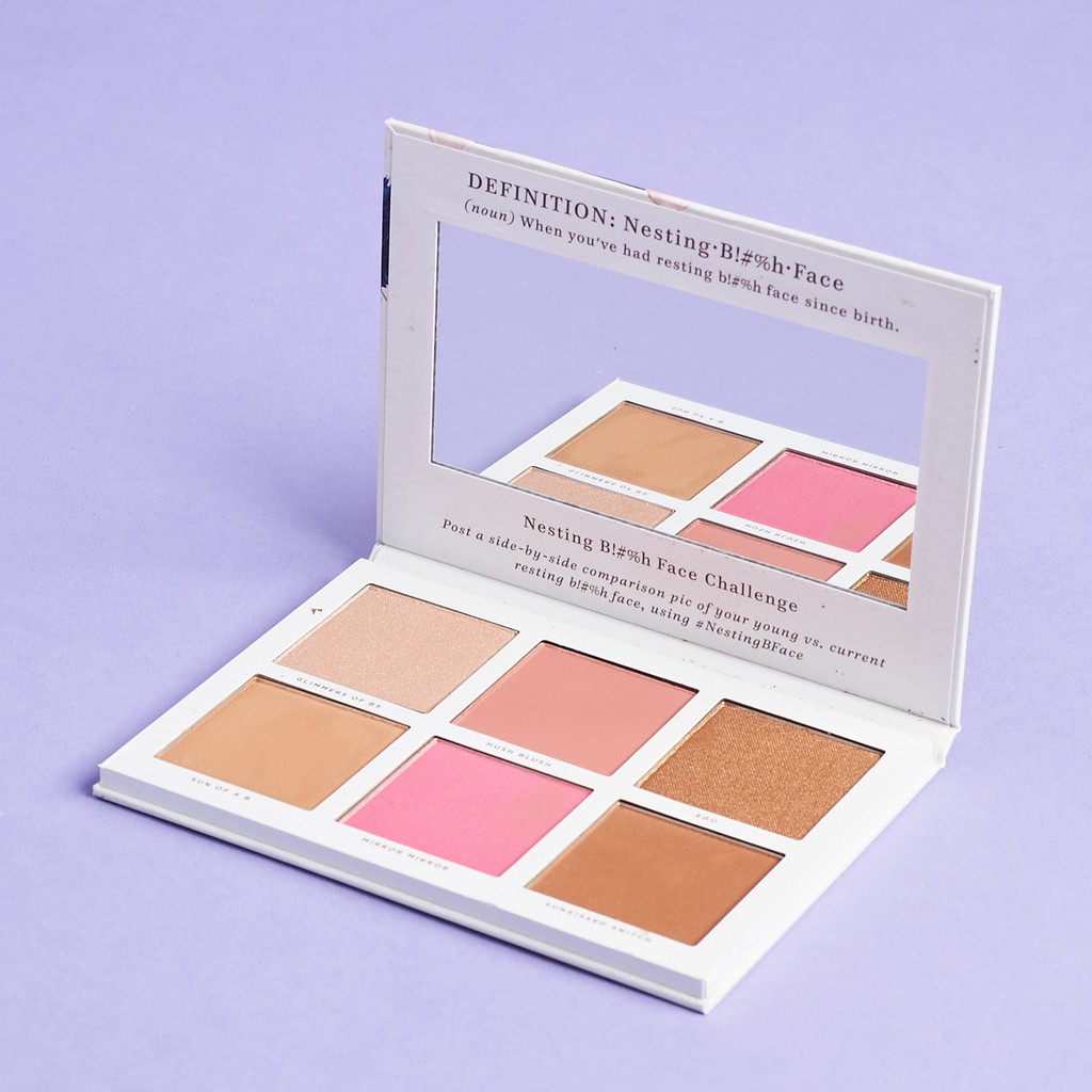 Pretty Vulgar - Bảng Phấn Highlight, Tạo Khối Và Má Hồng Nesting B!#%h Face Palette 15.5g