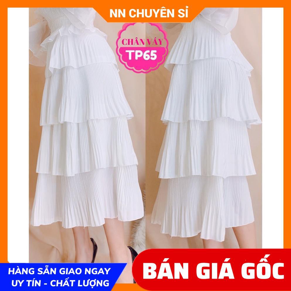 CHÂN VÁY XẾP LI TẦNG DÀI TP65 ⚡ ẢNH THẬT⚡HÀNG ĐẸP⚡ CHÂN VÁY TẦNG XINH XẮN
