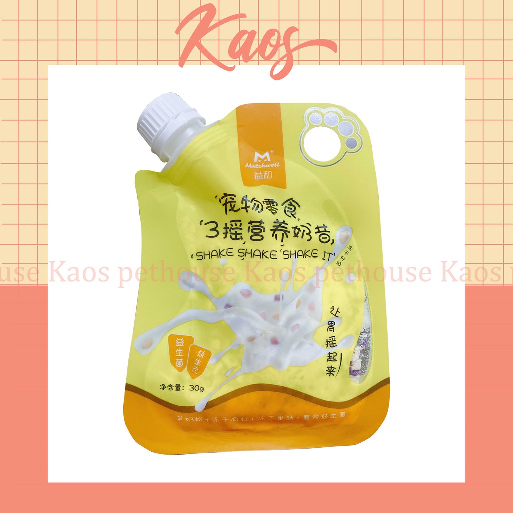 Ngũ Cốc Ăn Liền Dành Cho Chó - Sữa Lăc Dinh Dưỡng - gói 30g