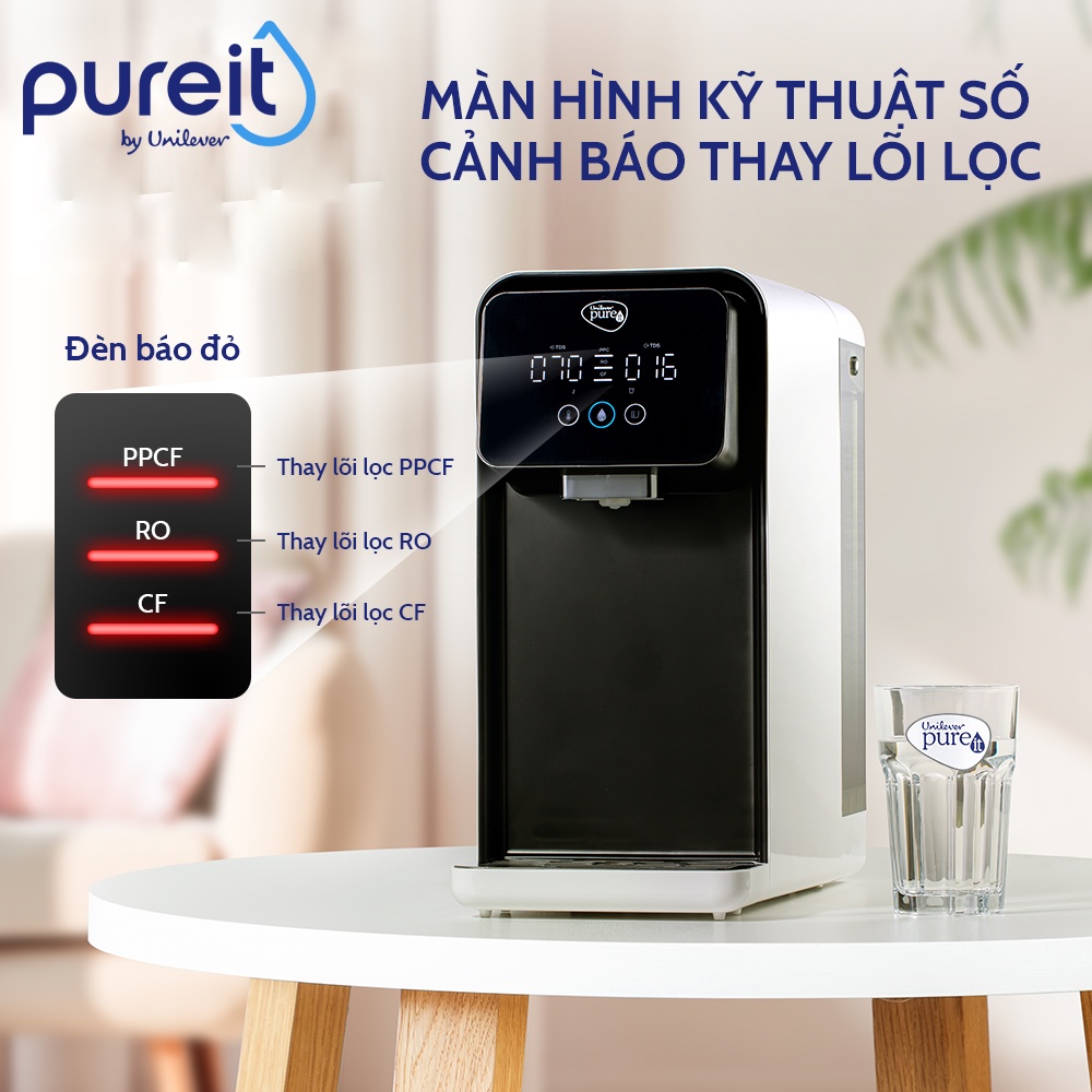 [MIỄN PHÍ LẮP ĐẶT | BẢO HÀNH 12 THÁNG] Máy Lọc Nước Pureit Lavita