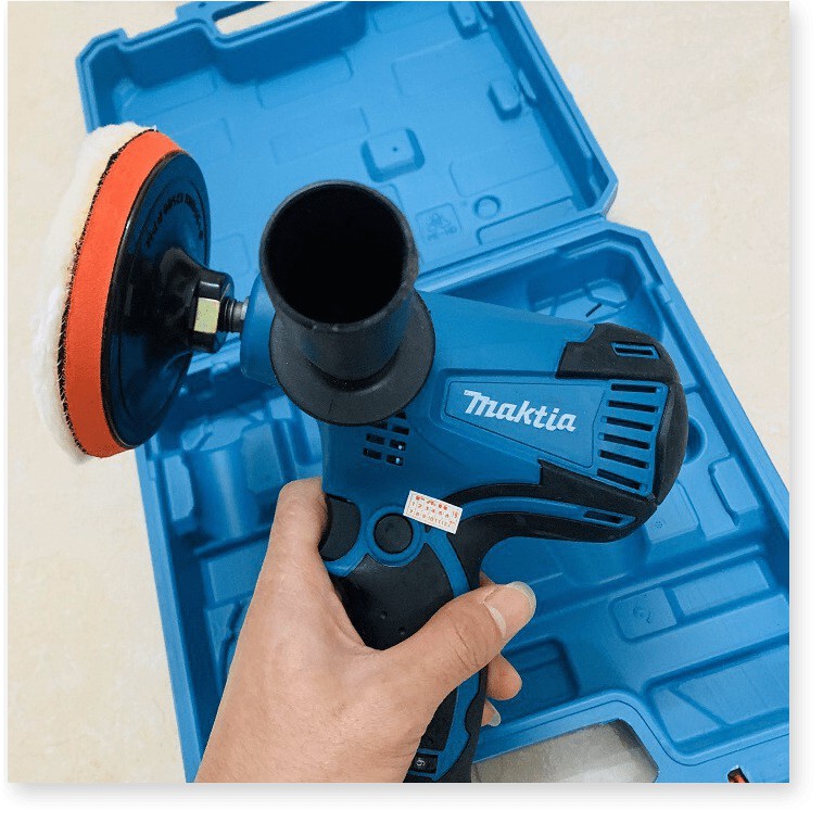 Máy đánh bóng ô tô MAKITA GV6010  - Máy chà nhám ô tô, xe máy Mini 6 tốc độ