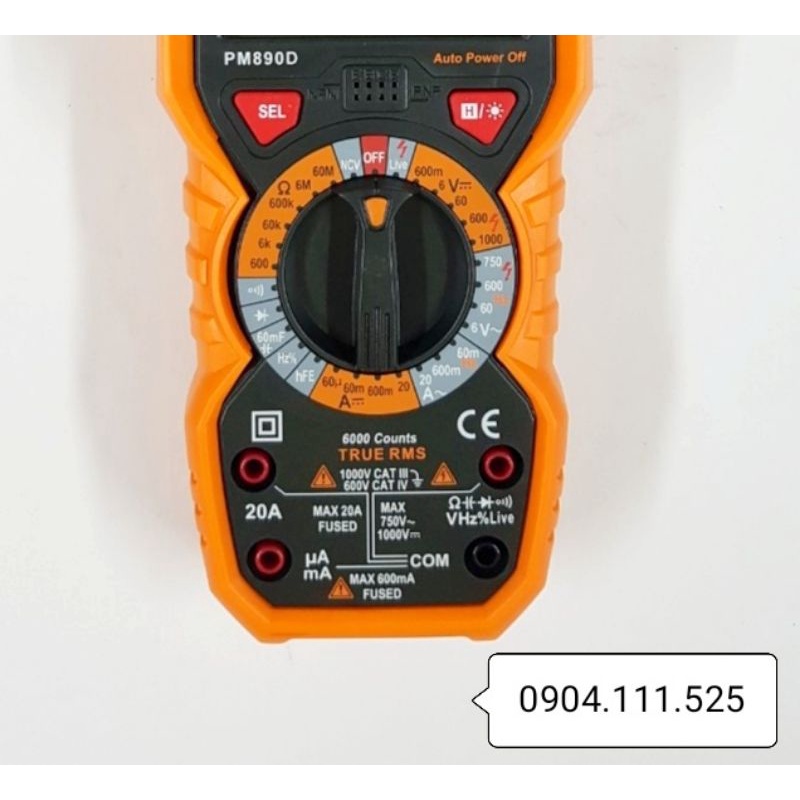 Đồng hồ vạn năng PEAKMETER PM-890D