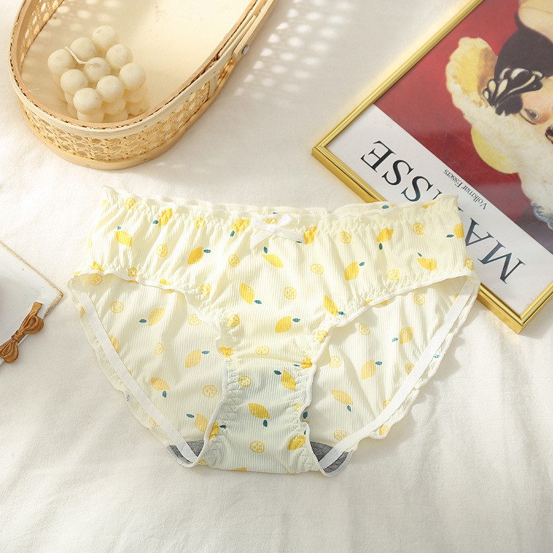 Quần lót nữ đúc su gân tăm Chunxuu, chất lanh siêu mát lạnh thiết kế họa tiết dễ thương - QC21