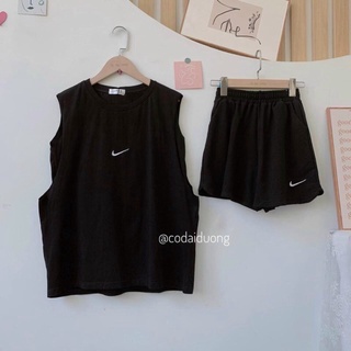 bộ sát nách chất cotong siêu mát
