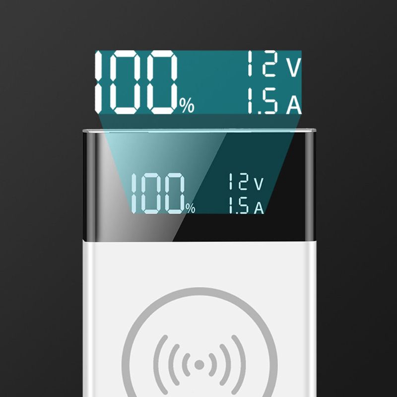 Hộp sạc dự phòng không dây Qi QC USB 3.0 Type C DIY không kèm pin