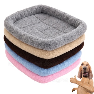 Fluffy Calming Dog Bed for Medium Small Dogs Catsmats Fleece Dog Bed Mat Dog Dog Baskets Giường Cho Thú Cưng Giường Cho Chó Thảm Mèo Phụ Kiện Cho Thú Cưng