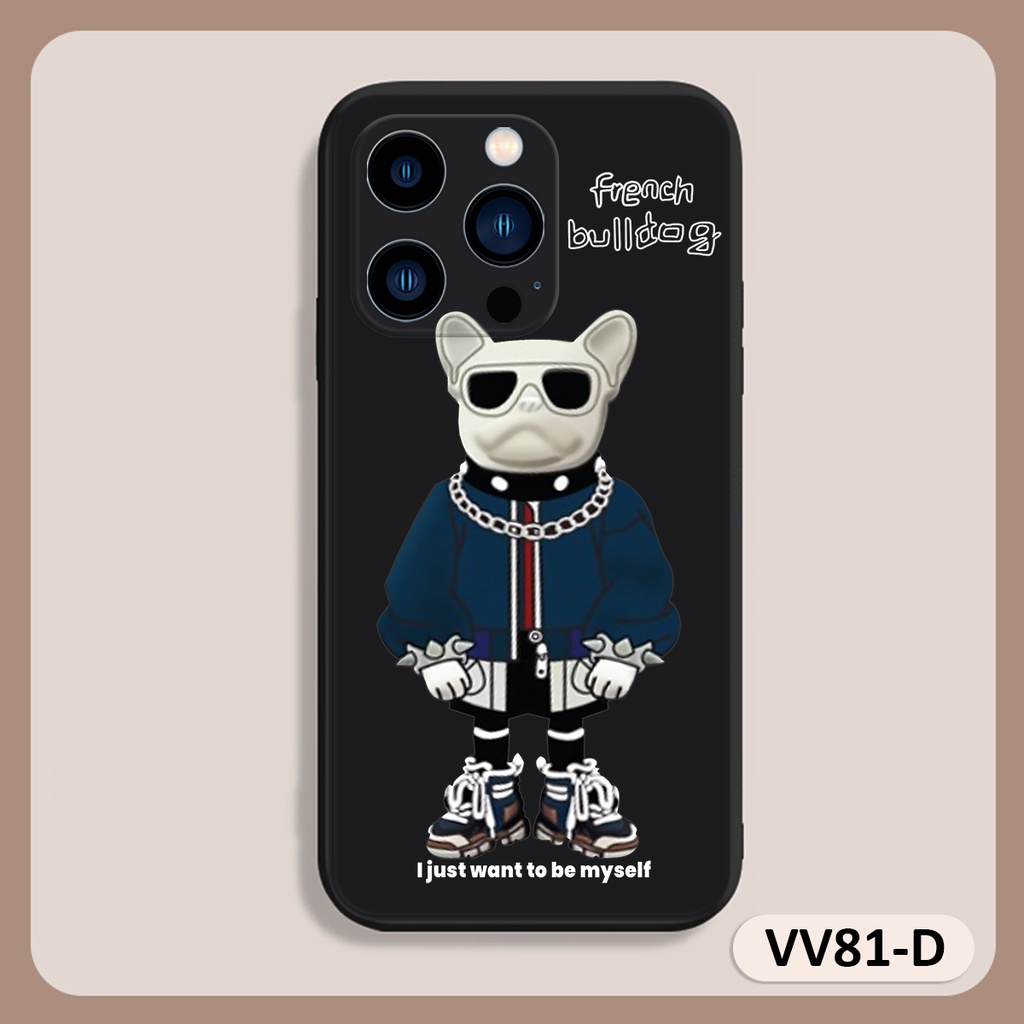 Ốp lưng ip French Bulldog cạnh vuông 6/6plus/6s/6splus/7/7plus/8/8plus/x/xr/xs/11/12/13/pro/max/plus/promax