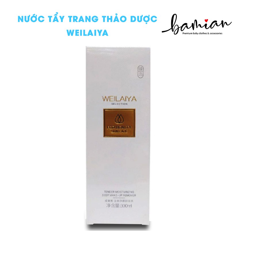 Nước tẩy trang thảo mộc WEILAIYA 300ml (Sẵn số lượng)