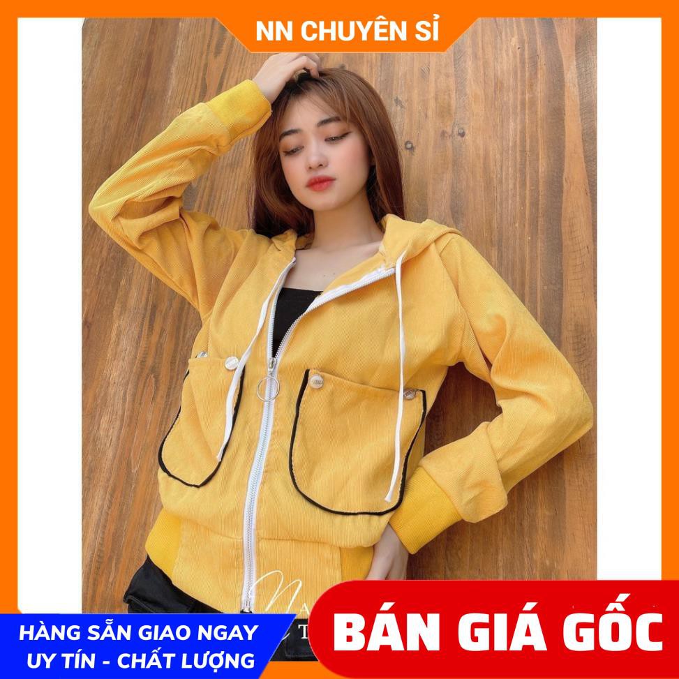 ÁO KHOÁC KAKI NHUNG TĂM TP41.18 ⚡100% ẢNH THẬT⚡ ÁO KHOÁC NỮ