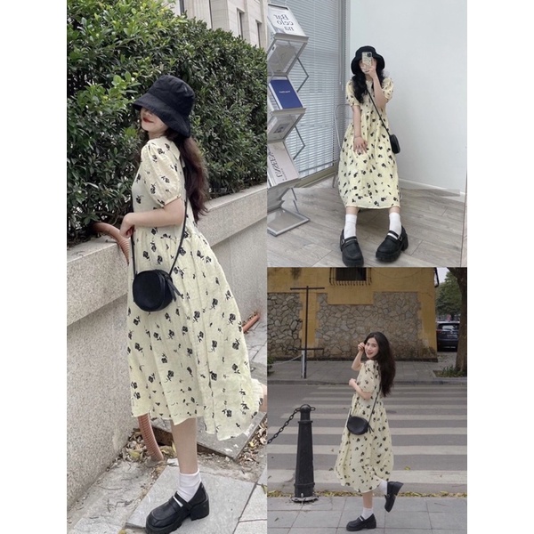 🌸 Đầm đi biển dáng suông dài bánh bèo tiểu thư hàn quốc Ulzzang 🌸