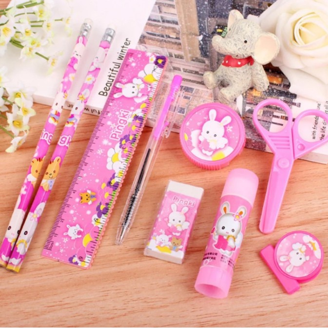 Giảm giá Bộ dụng cụ học tập cute Pingki KA016-3164 Tốt