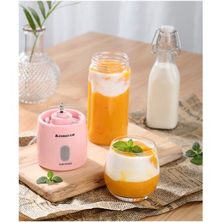 Máy Xay Sinh Tố Cầm Tay Mini Đa Năng Công Suất Lớn Sạc Pin Tích Điện Máy Xay Sinh Tố Cầm Tay Sạc Điện 6 Lưỡi Dao VT49