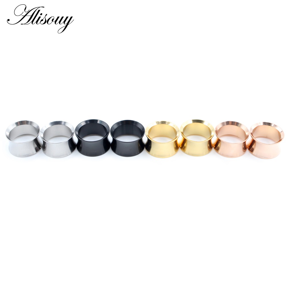 Alisouy Set 2 Khuyên Nong Tai Bằng Thép Không Gỉ Cá Tính