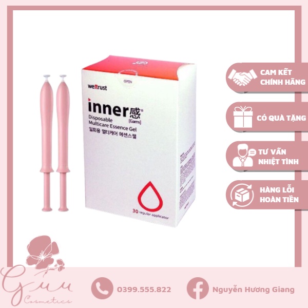 Dung dịch gel dưỡng đa năng vùng kín Inner Disposable Multicare Essence Gel - Guu