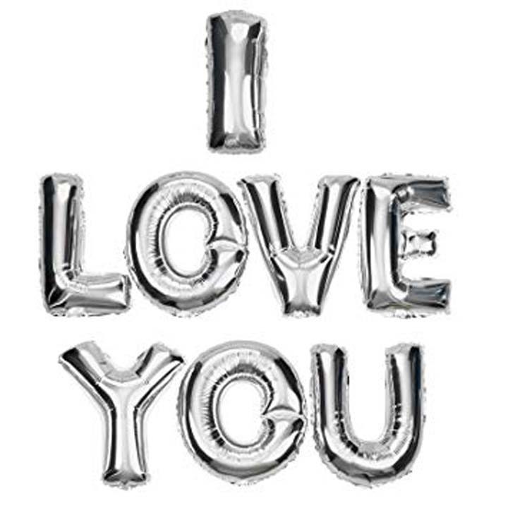 Sale BÓNG BAY Sinh nhật, I LOVE YOU ( màu, mẫu nhắn tin) Hot .