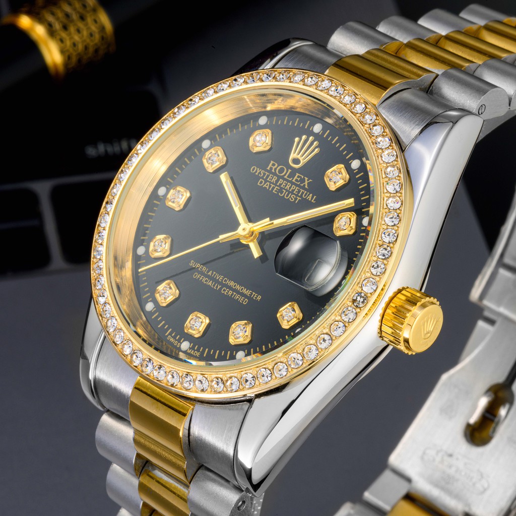 Đồng hồ nam nữ RL, đồng hồ cặp đôi máy pin dây kim loại cao cấp | BigBuy360 - bigbuy360.vn