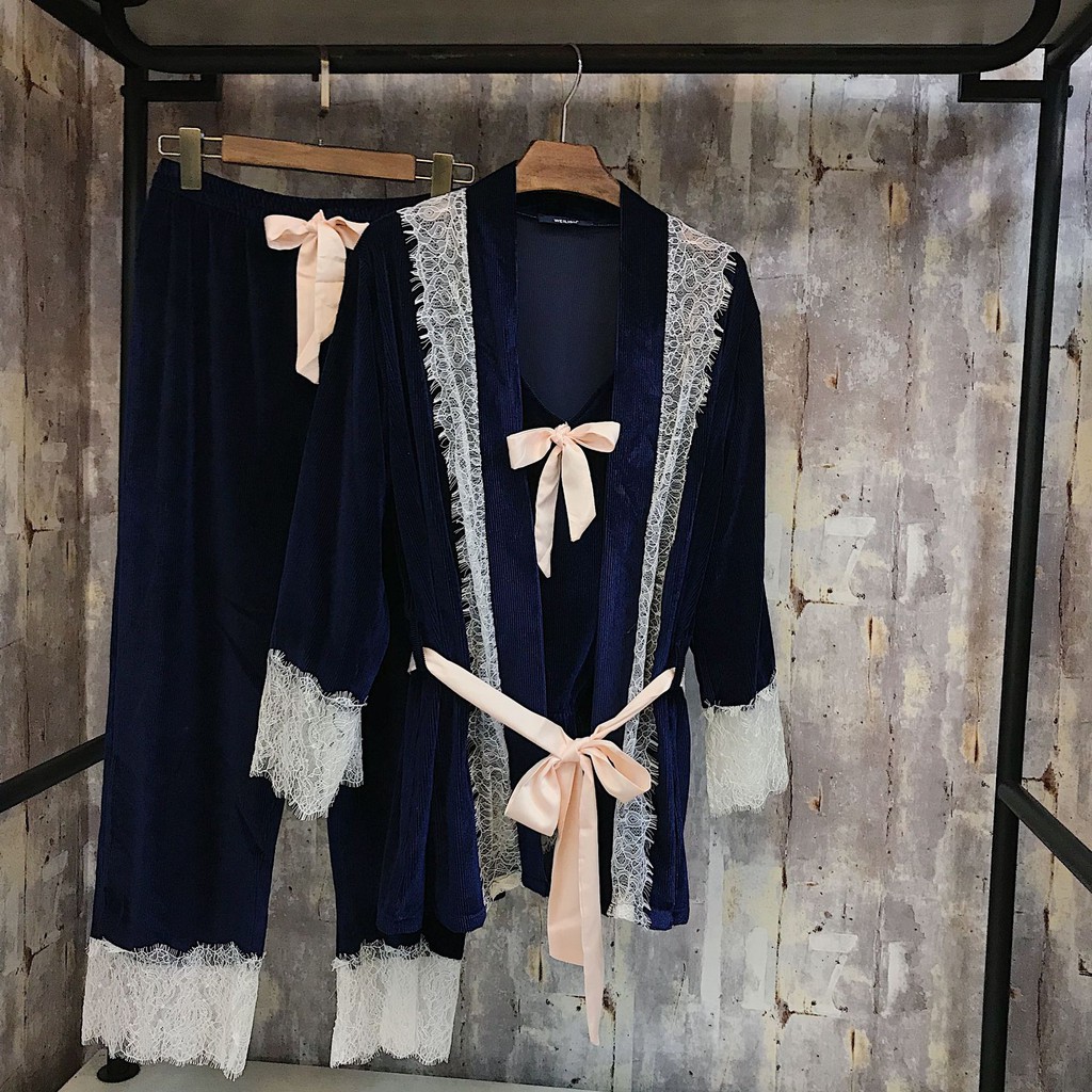 Pijama nhung Quảng Châu cao cấp