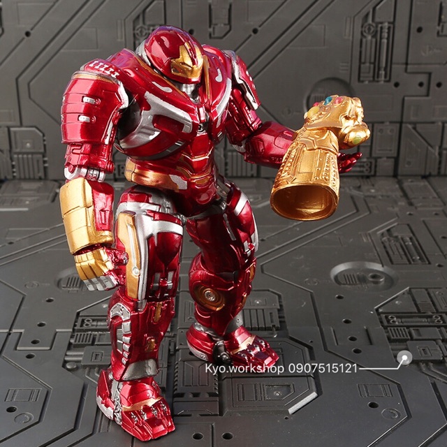 Mô hình figure Hulk Buster có đèn Led cảm ứng tiếng động