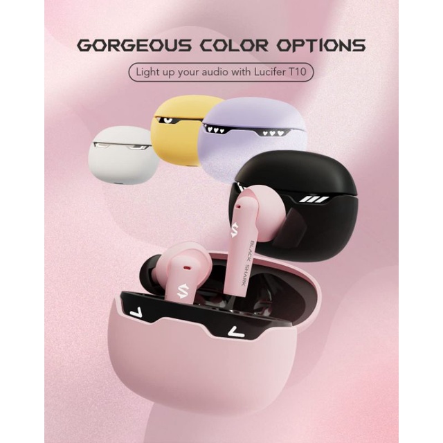 Tai Nghe Xiaomi Black Shark Lucifer T10 - Màu Hồng