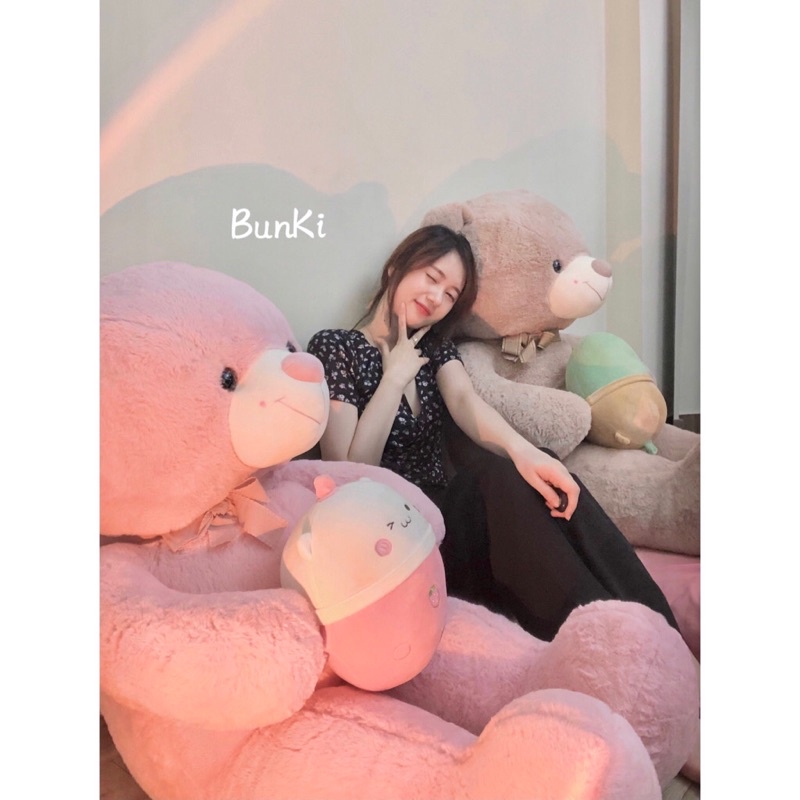 GẤU BÔNG TEDDY MILK TEA 1M2 NÂU CAO CẤP BUNKI