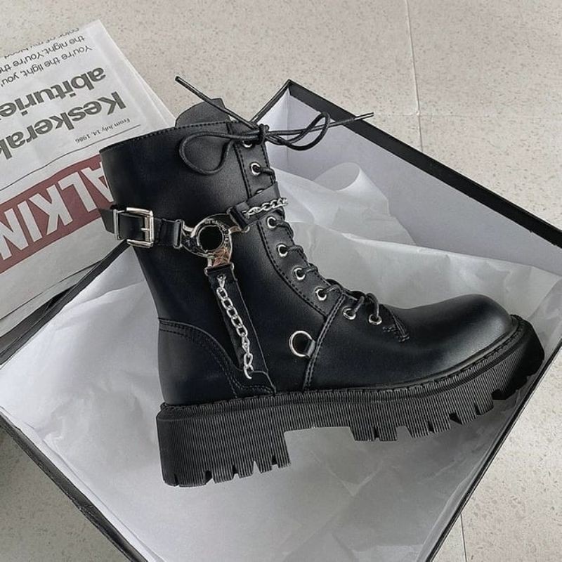 (SẴN) Boots ulzzang B35 cao 4cm | BigBuy360 - bigbuy360.vn