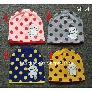 Mũ cotton cho bé trai và gái ( GIÁ SỐC )