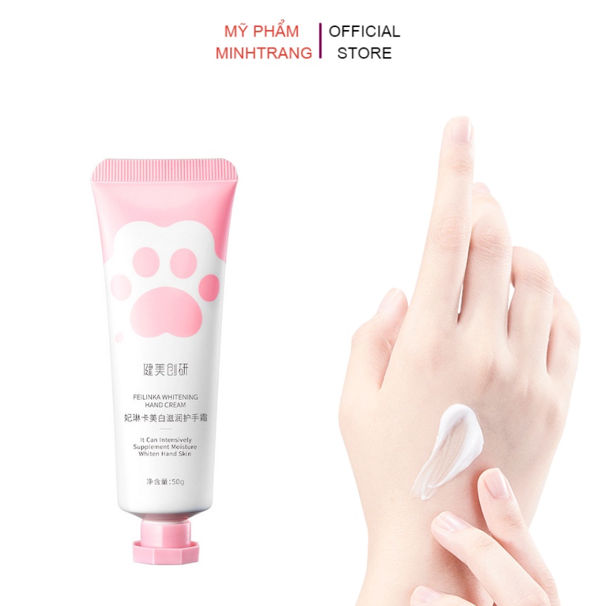 Kem dưỡng ẩm,kem dưỡng trắng da tay MayCreate,chất kem mịn màng,ngăn ngừa khô da,nứt nẻ,hương thơm dịu nhẹ,nhỏ gọn