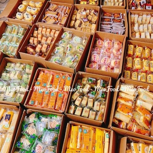 Bánh Mix Đài Loan 1kg giá rẻ tự chọn đủ vị MeoFood BM01
