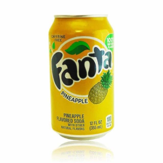 Nước ngọt Fanta Dứa Mỹ 355ml ( Date 14/07/2020 )