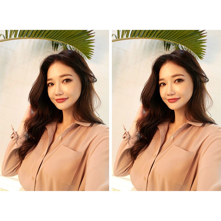 Áo sơ mi SUXI vải voan tay dài phong cách Hàn Quốc thời trang cho nữ