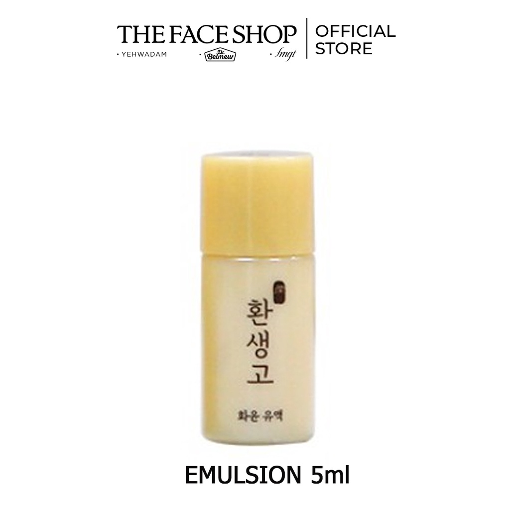 (Gwp) Sữa Dưỡng Da Chống Lão Hóa Thefaceshop Yehwadam Hwansaenggo Rejuvenating Radiance Emulsion 5Ml