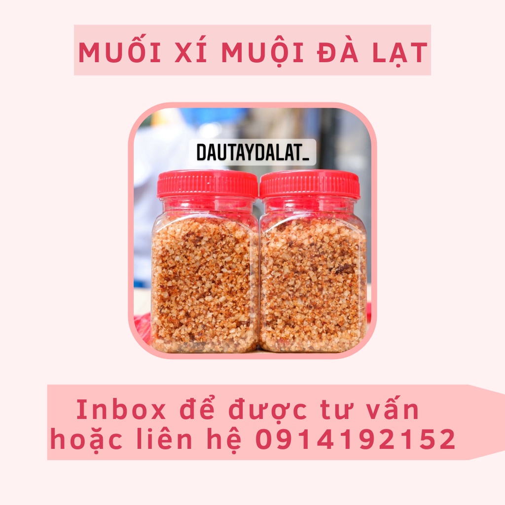 Hộp 100g muối xí muội Đà Lạt muối ô mai Đà Lạt chua ngọt chuẩn vị nhiều xí muội