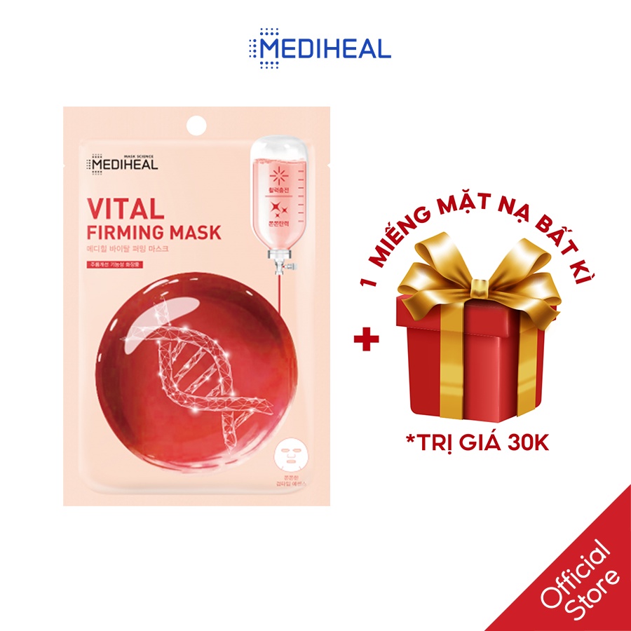 Mặt Nạ Làm Mịn, Đều Màu Da Mediheal Vital Firming Mask 20ml [K71]