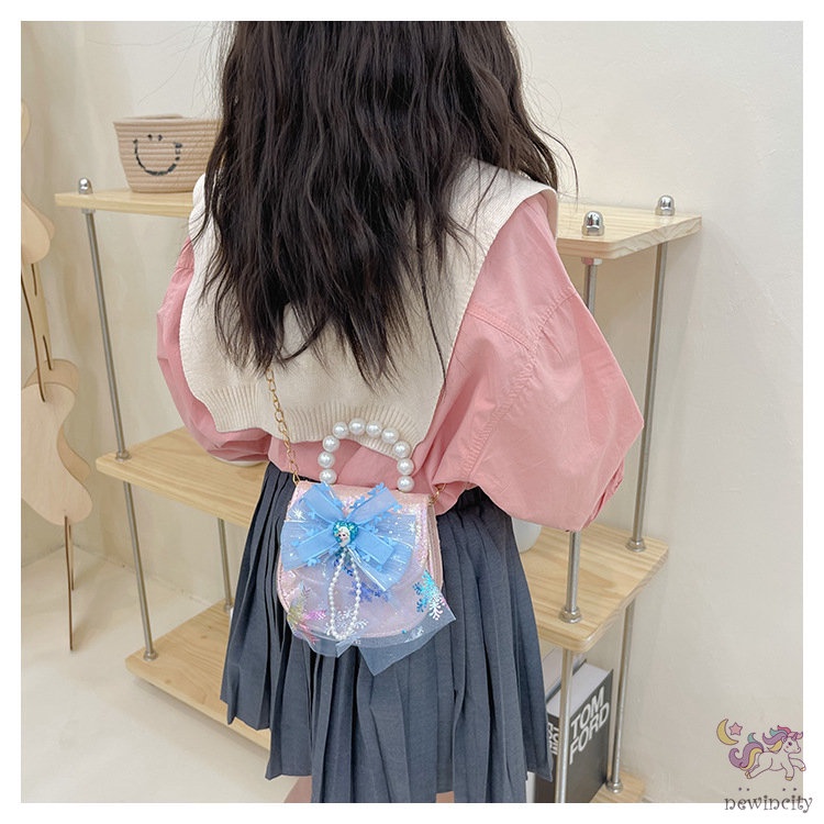 Balo Công Chúa In Họa Tiết Hoạt Hình Phong Cách Hàn Quốc Cho Bé Gái