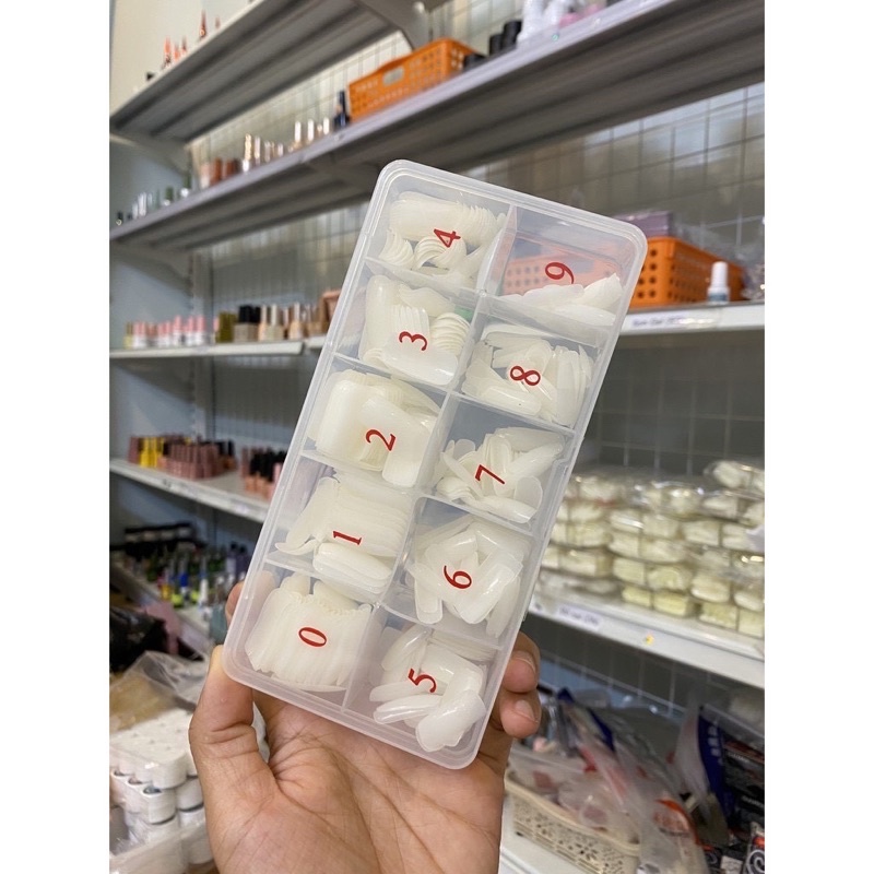 Móng úp chân dài đủ size hộp 500 chiếc - LanChiNail