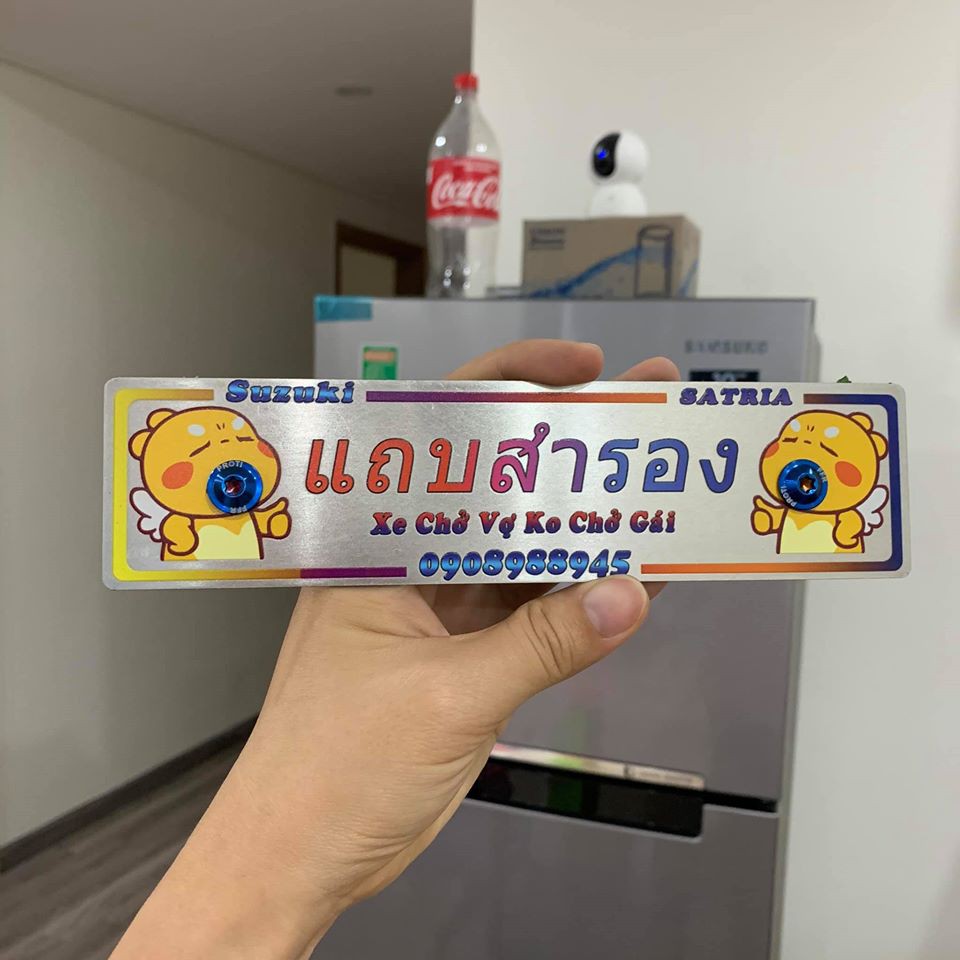 Bản tên xe máy - Chuyên thiết kế theo yêu cầu