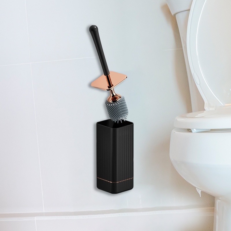 Giá Đỡ Bàn Chải Vệ Sinh Toilet Gắn Tường Siêu Bền Kiểu Dáng Sang Trọng